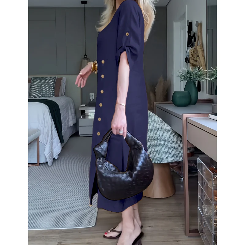 Buttoned Grace Maxi