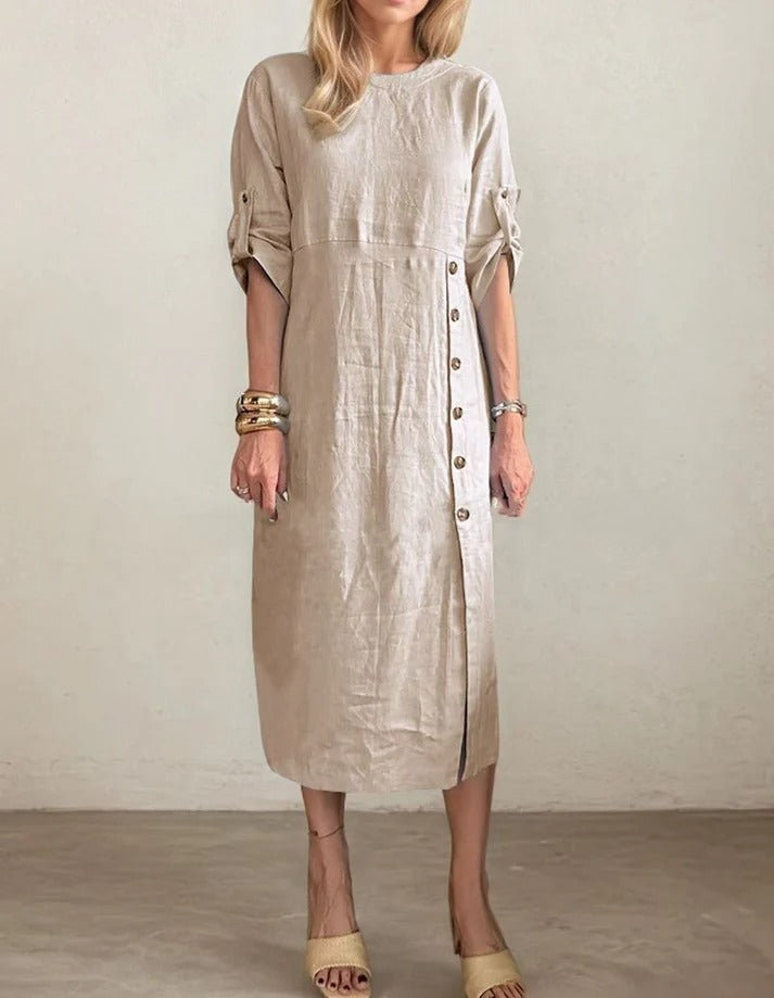 Buttoned Grace Maxi