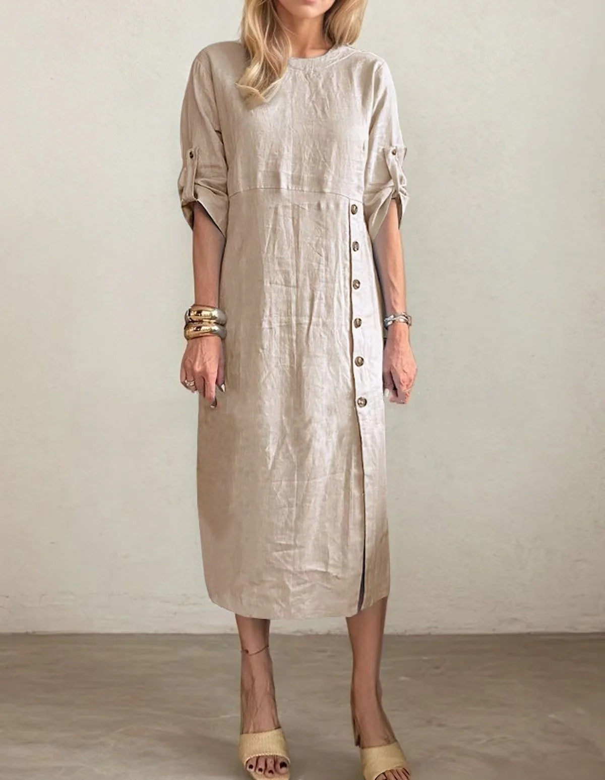 Buttoned Grace Maxi