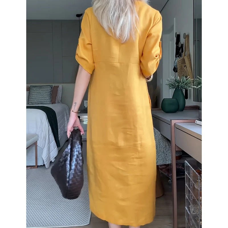 Buttoned Grace Maxi