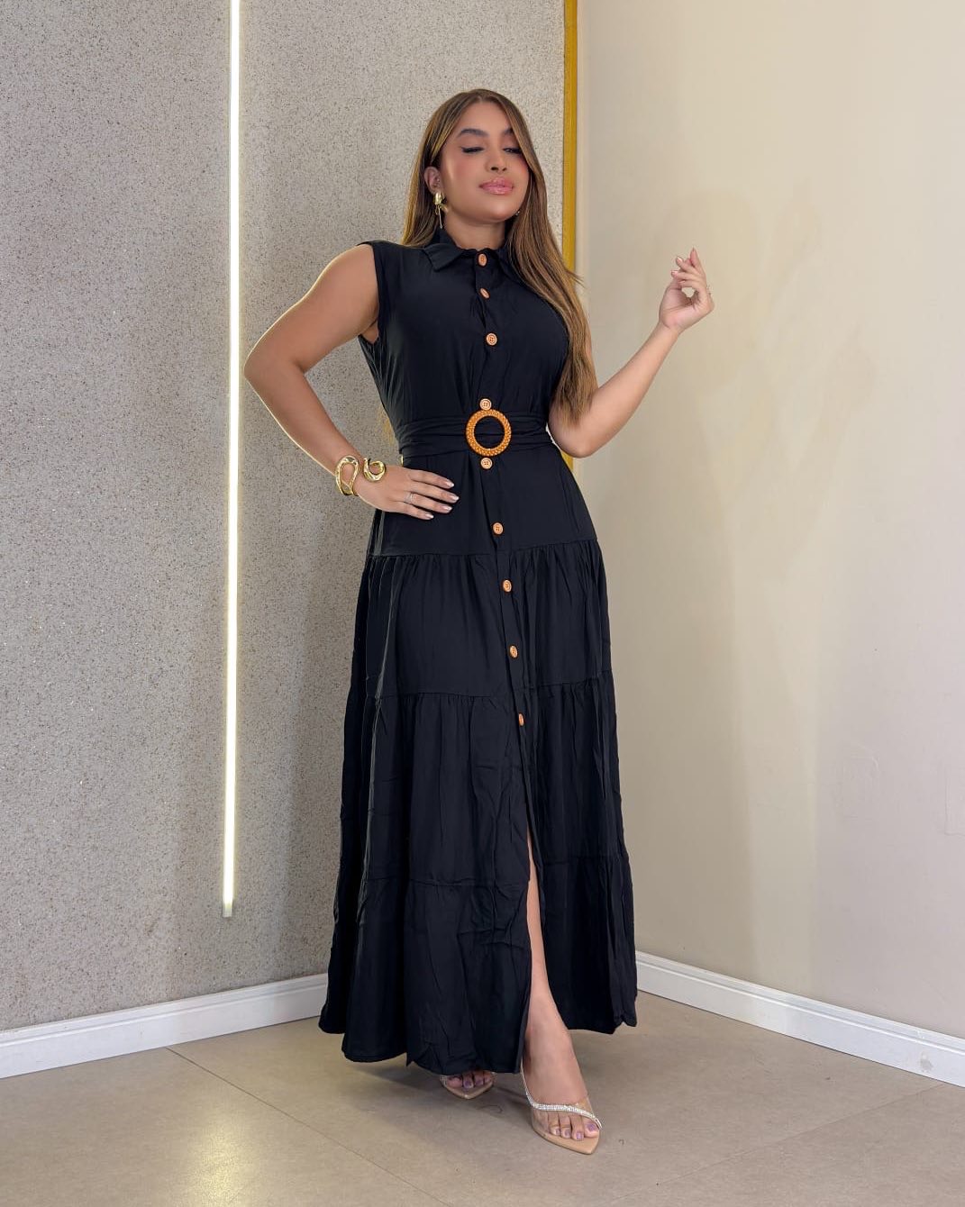 Cinnamon Flow Dress