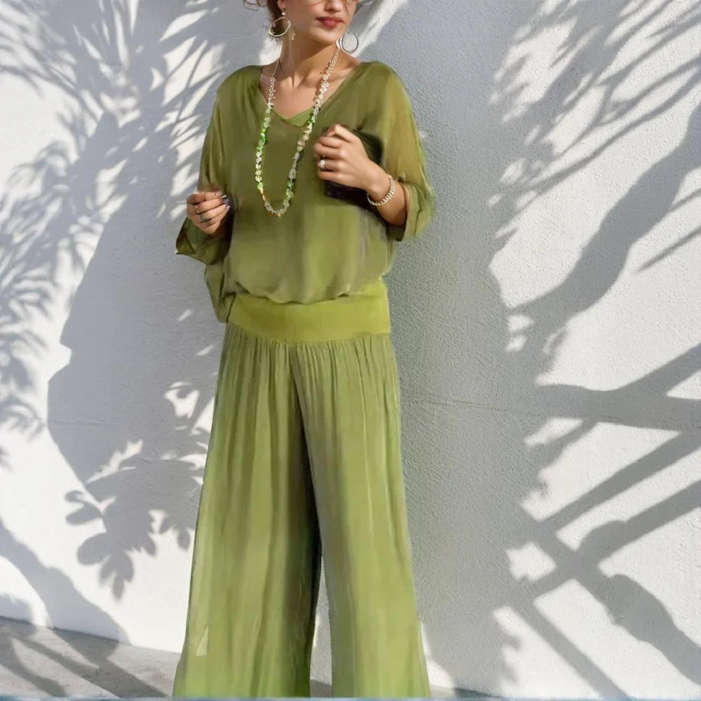 Chiffon Breeze Co-Ord Set
