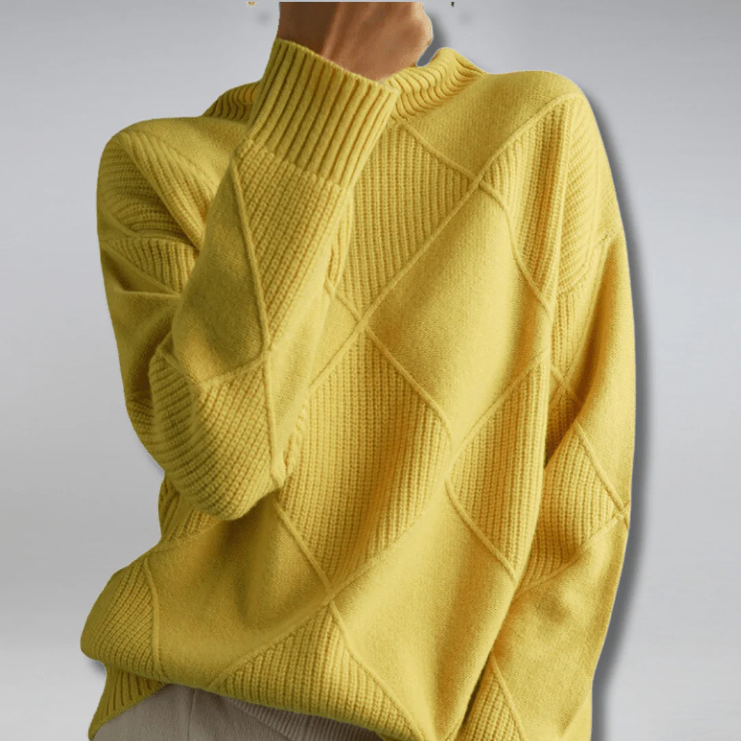 Elara – Cozy Knit Turtleneck