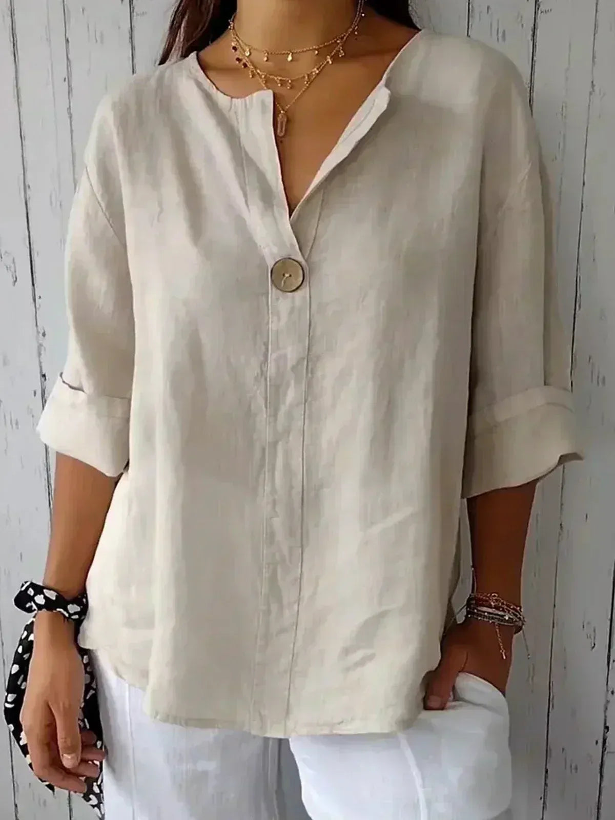 Relaxed Linen Top