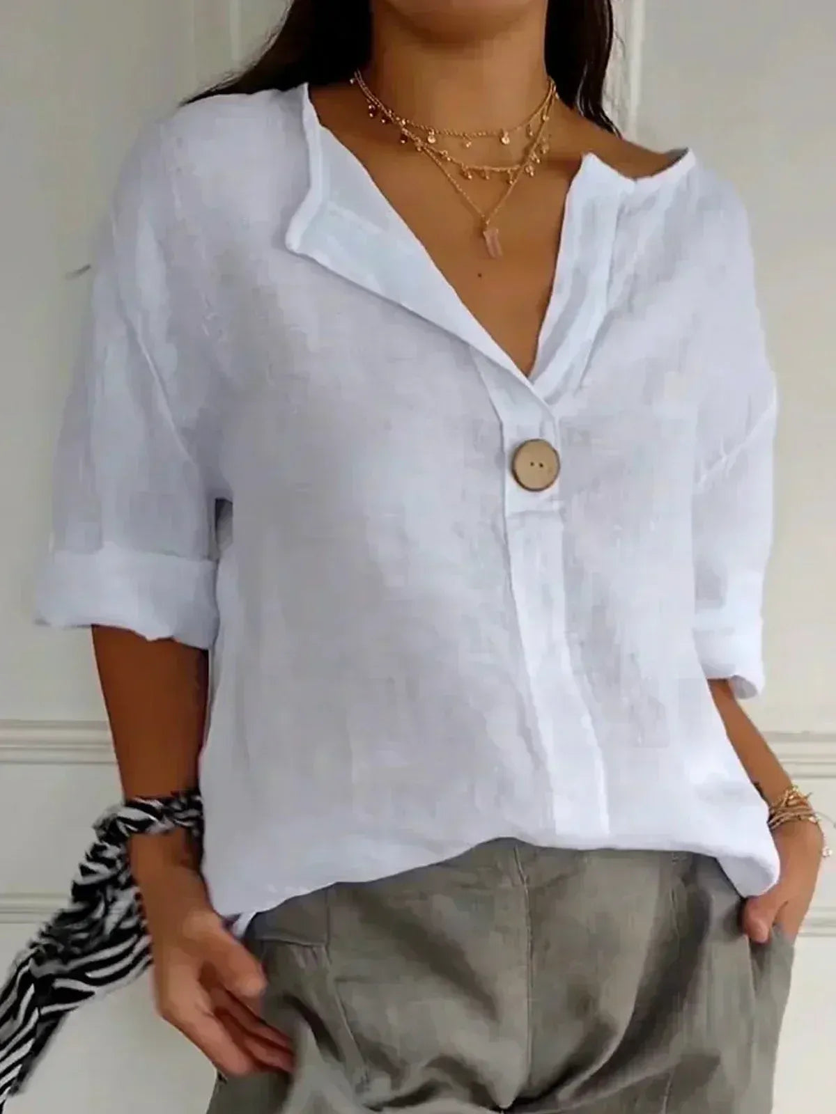 Relaxed Linen Top