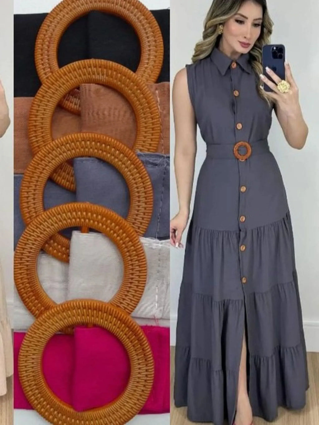 Cinnamon Flow Dress