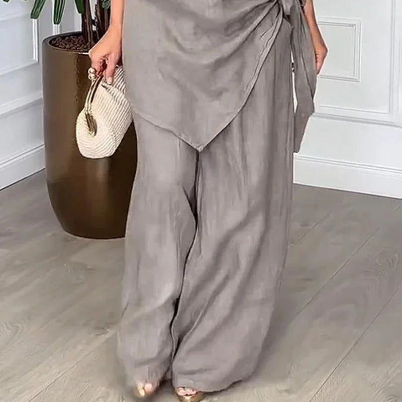 Casual, loose two-piece set for women