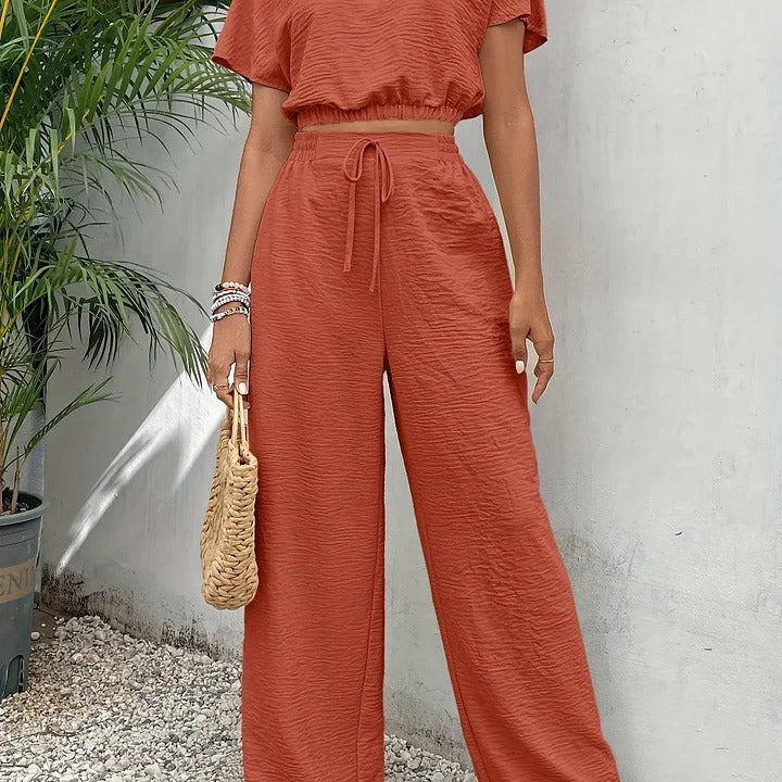Womens Two-Piece Casual Fashion Set