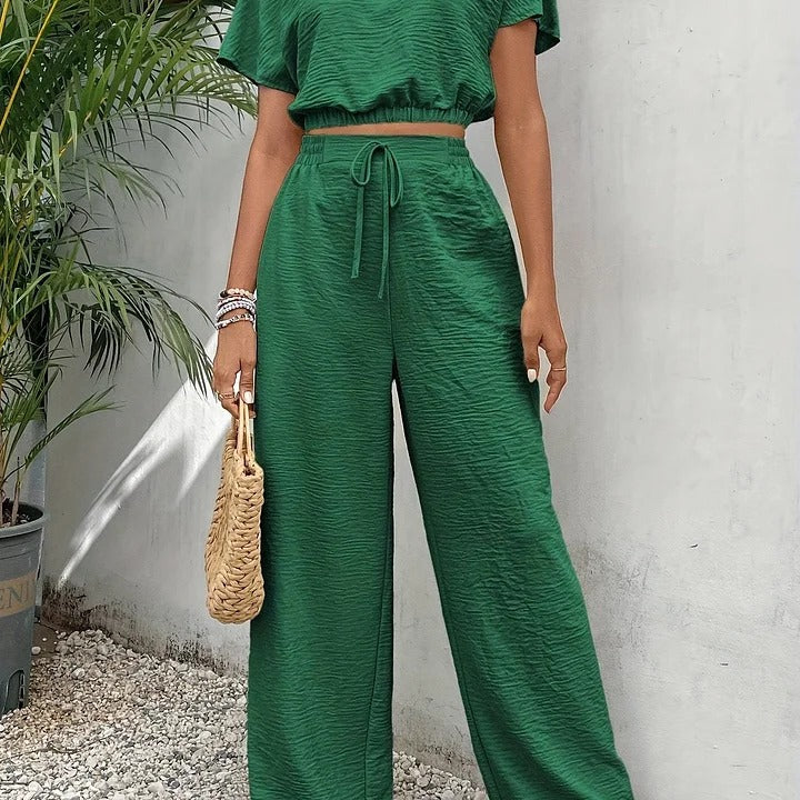 Womens Two-Piece Casual Fashion Set