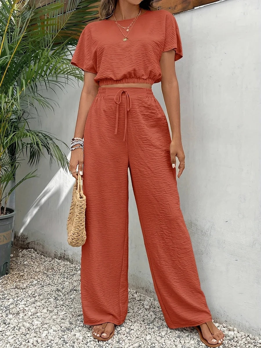 Womens Two-Piece Casual Fashion Set