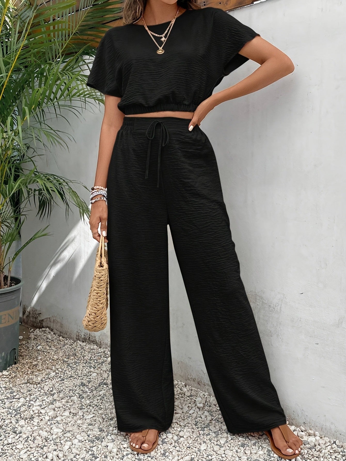 Womens Two-Piece Casual Fashion Set