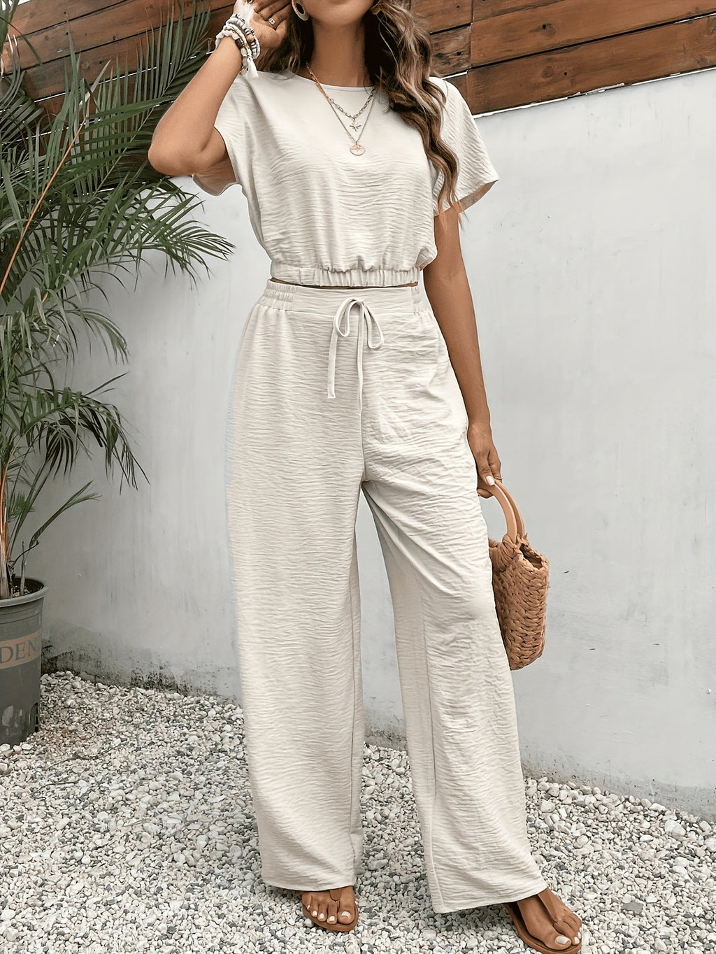Womens Two-Piece Casual Fashion Set