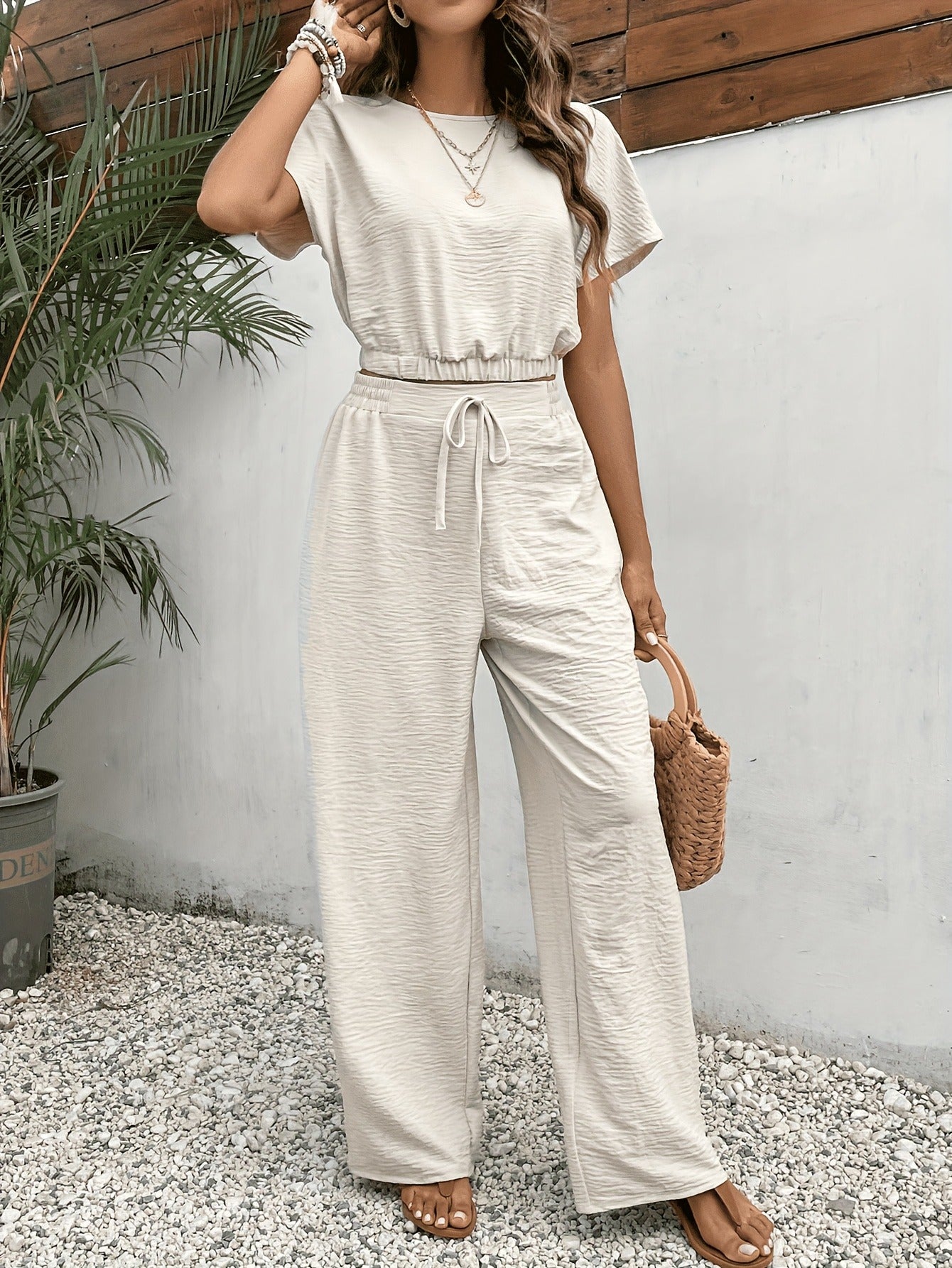 Womens Two-Piece Casual Fashion Set